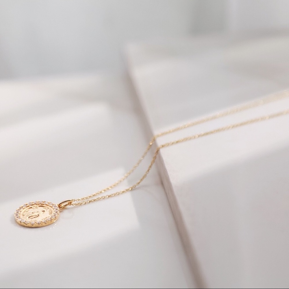 Miraculous Mary Necklace | 14k Gold Vermeil - Picture 6 of 8